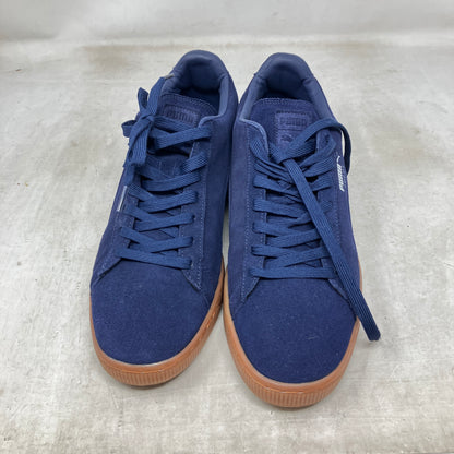 Puma Suede Dark Blue Tan