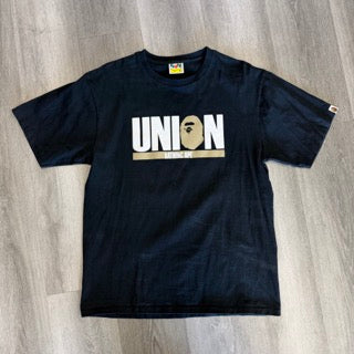 BAPE x Union 30th Anniversary Tee Black Gold