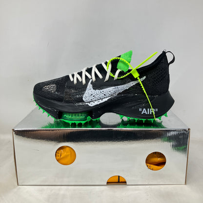 Nike Air Zoom Tempo Next% Flyknit Off-White Black Scream Green