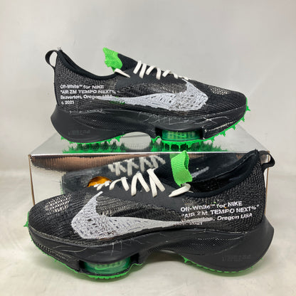 Nike Air Zoom Tempo Next% Flyknit Off-White Black Scream Green