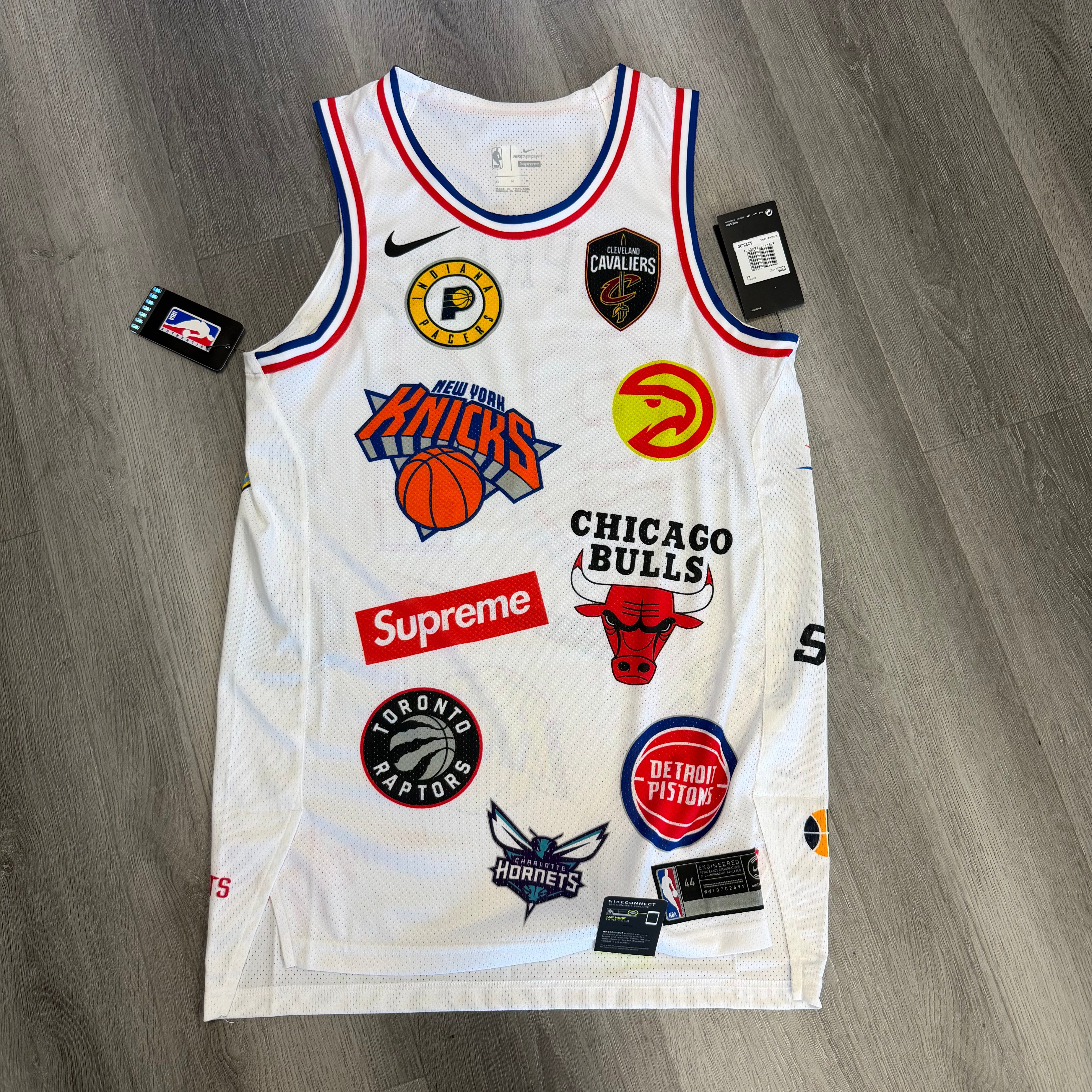 Supreme Nike/NBA Teams Authentic Jersey White
