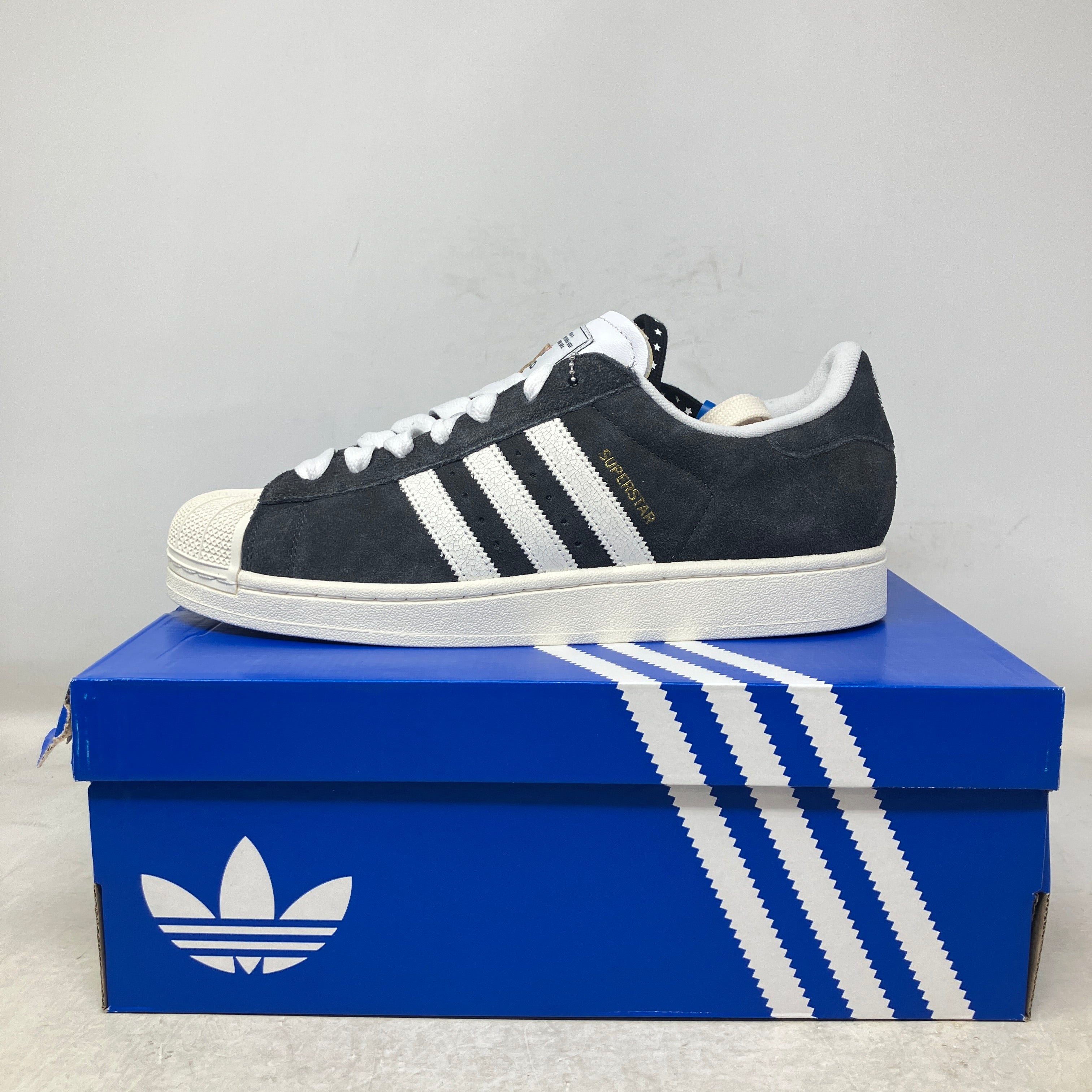 adidas gazelle silver green womens adidas Superstar II Grade School Lifestyle Shoes (Black/White) main image 1