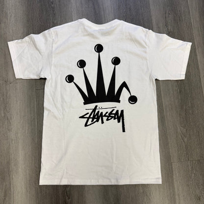 Stussy Regal Crown Pigment Dyed Tee White