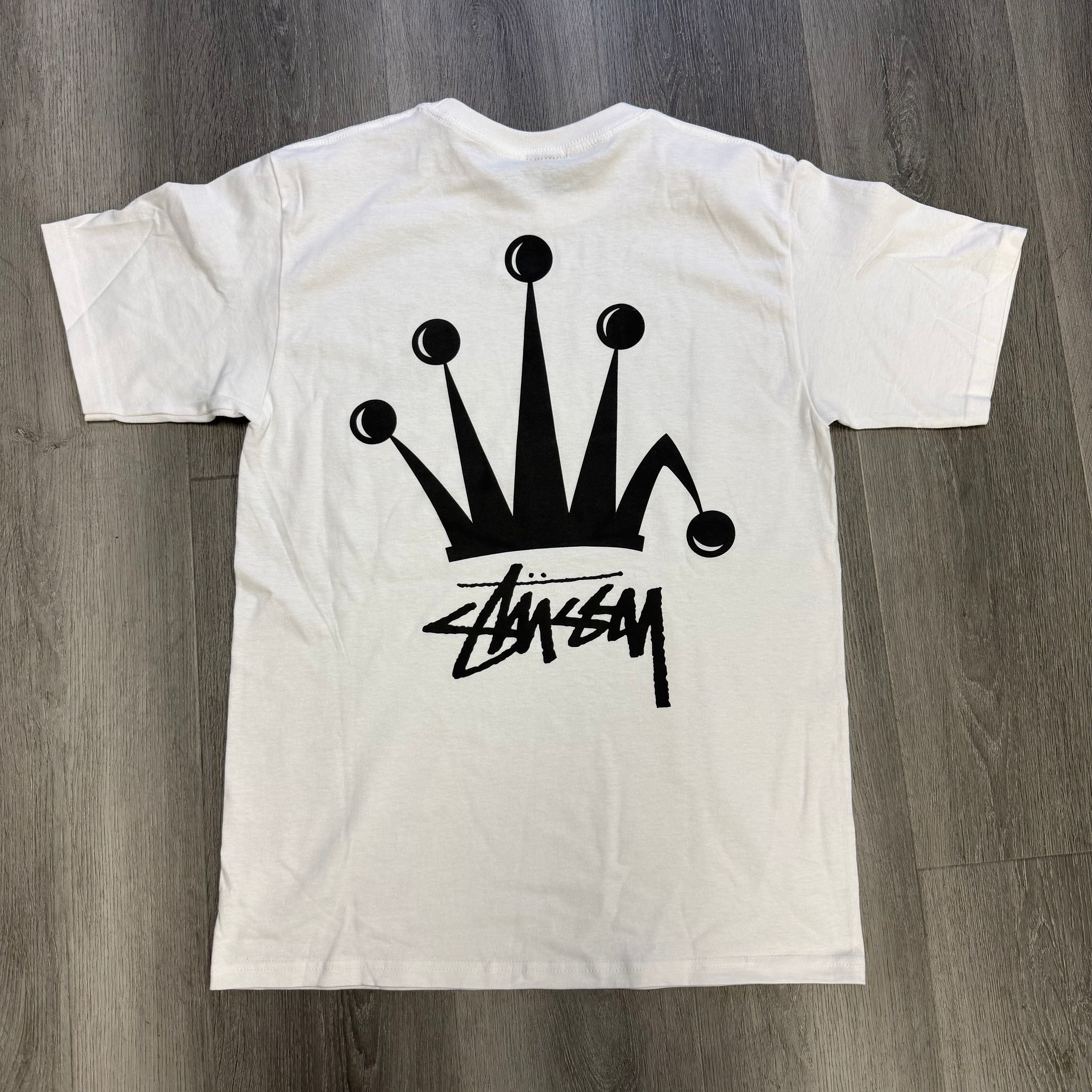 Stussy Regal Crown Pigment Dyed Tee White