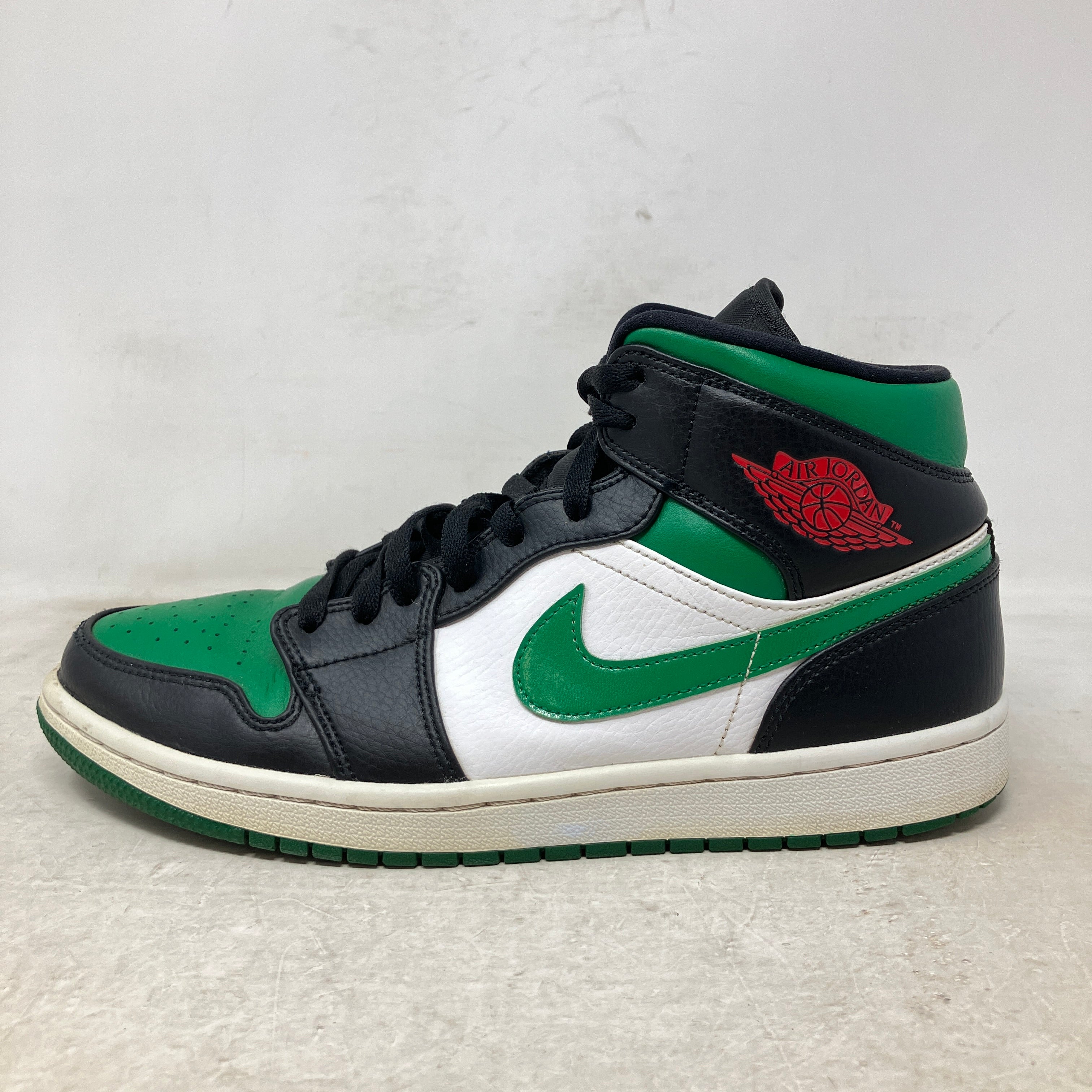 Jordan 1 Mid Green Toe