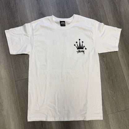 Stussy Regal Crown Pigment Dyed Tee White