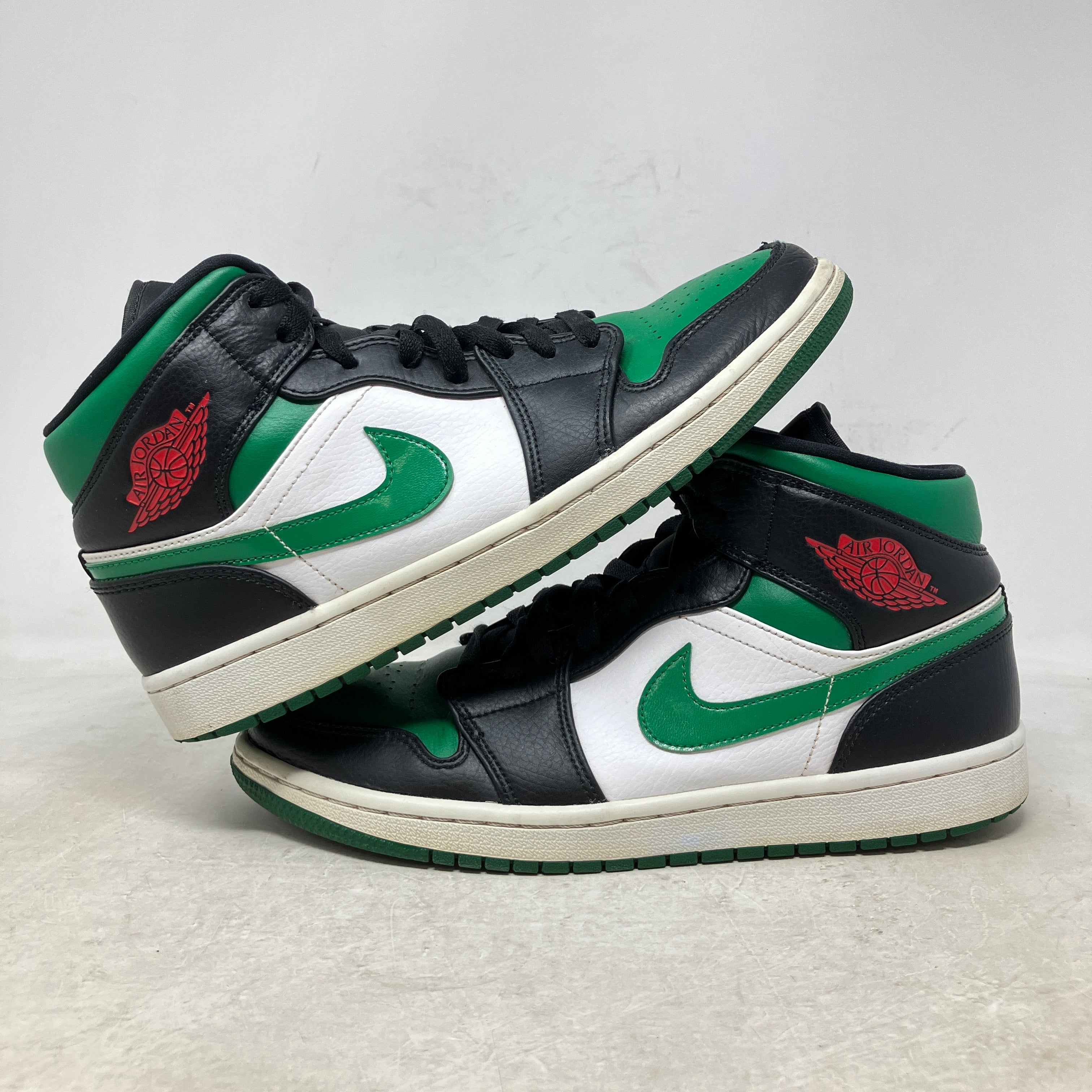 Jordan 1 Mid Green Toe