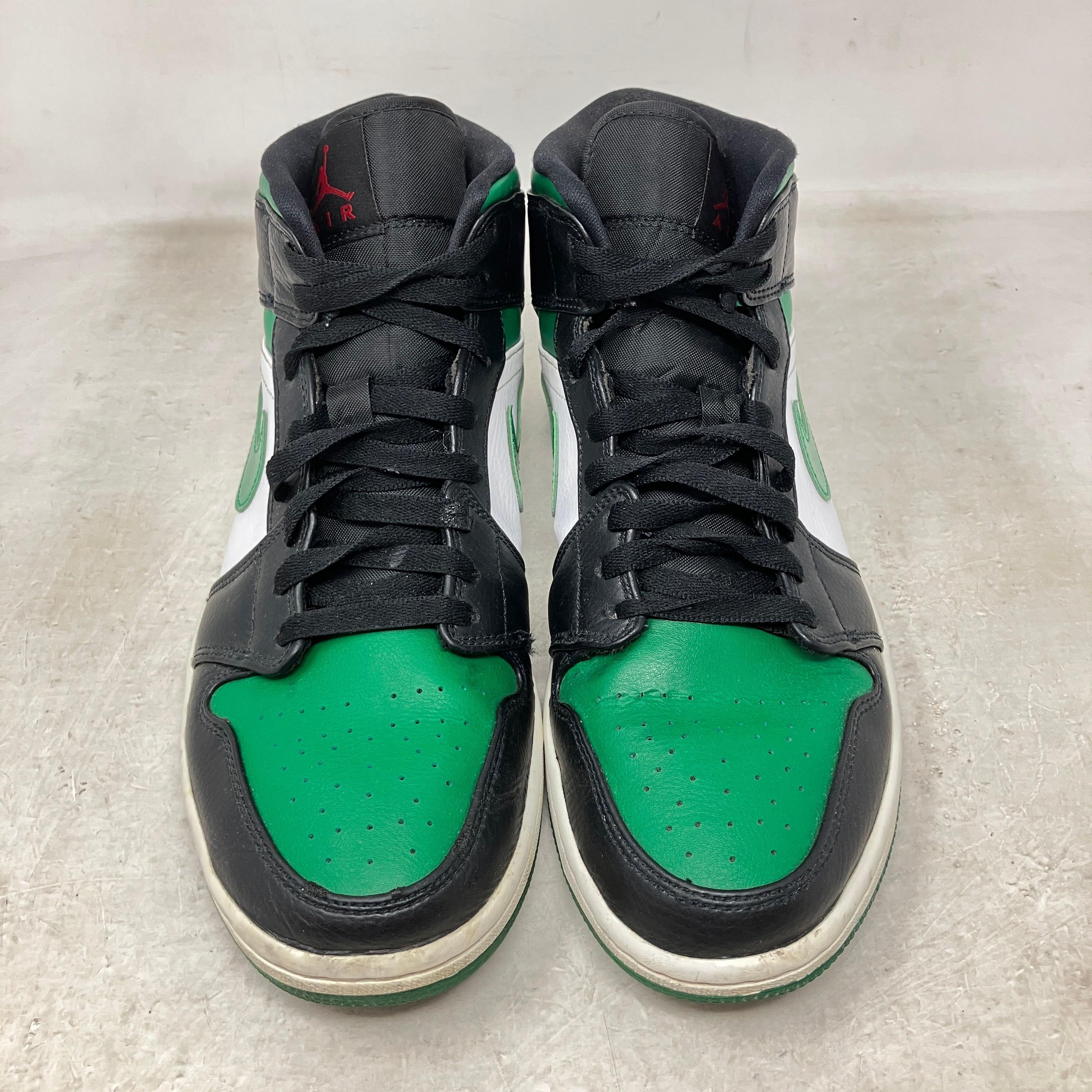 Jordan 1 Mid Green Toe