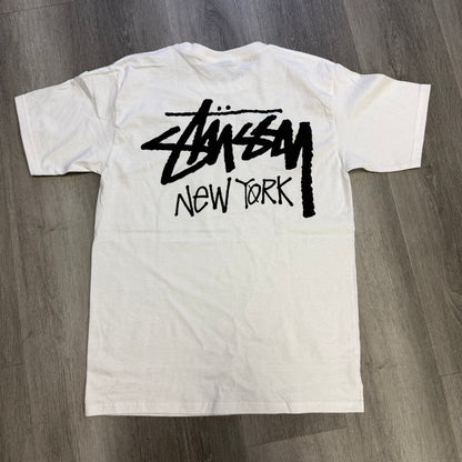 Stussy Stock New York Tee White