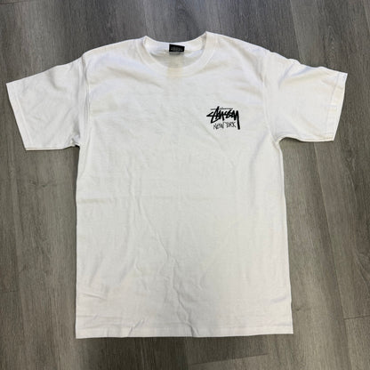 Stussy Stock New York Tee White