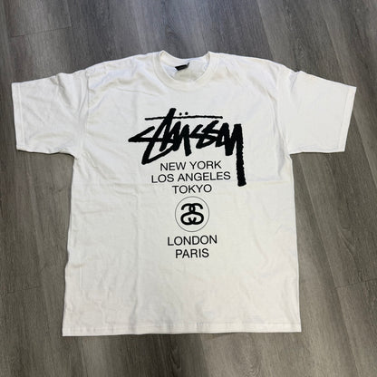 Stussy World Tour Tee White
