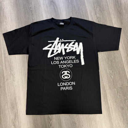 Stussy World Tour Tee Black