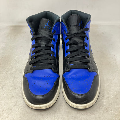 Jordan 1 Mid Hyper Royal Tumbled Leather