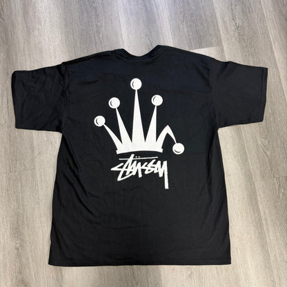 Stussy Regal Crown Pigment Dyed Tee Black