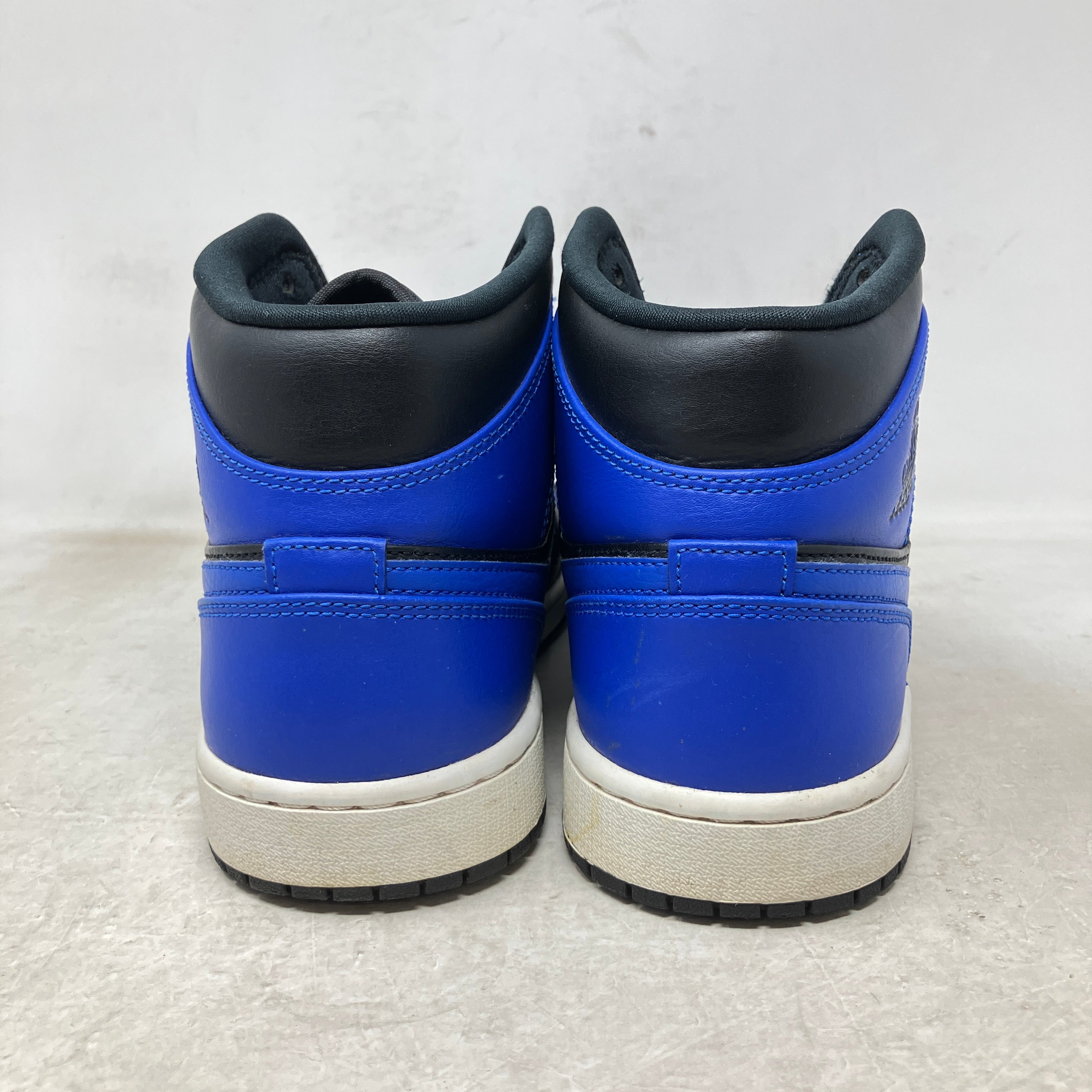 Jordan 1 Mid Hyper Royal Tumbled Leather