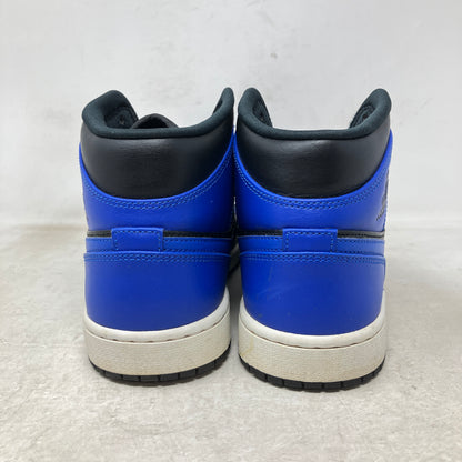 Jordan 1 Mid Hyper Royal Tumbled Leather