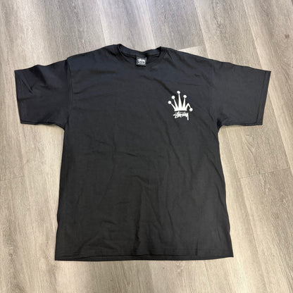 Stussy Regal Crown Pigment Dyed Tee Black