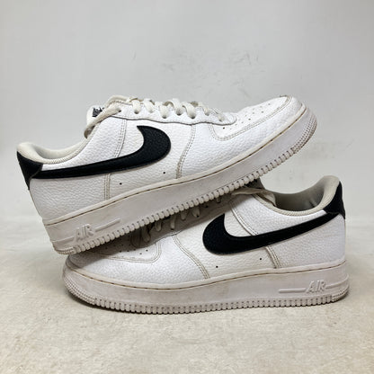 Nike Air Force 1 Low '07 White Black Pebbled Leather