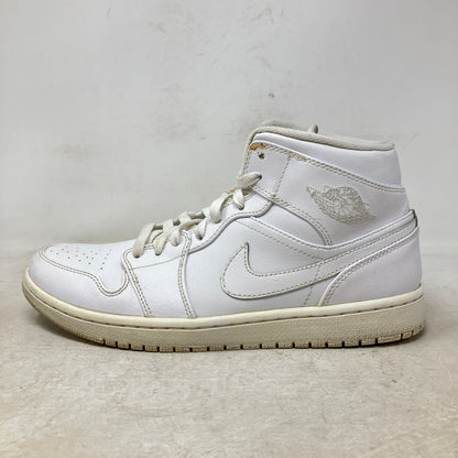 Jordan 1 Mid Triple White (2018)