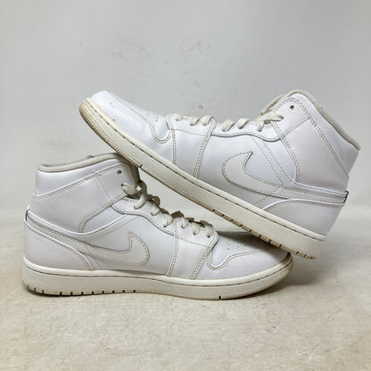Jordan 1 Mid Triple White (2018)
