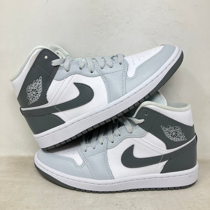 Jordan 1 Mid White Smoke Grey (Women's)
