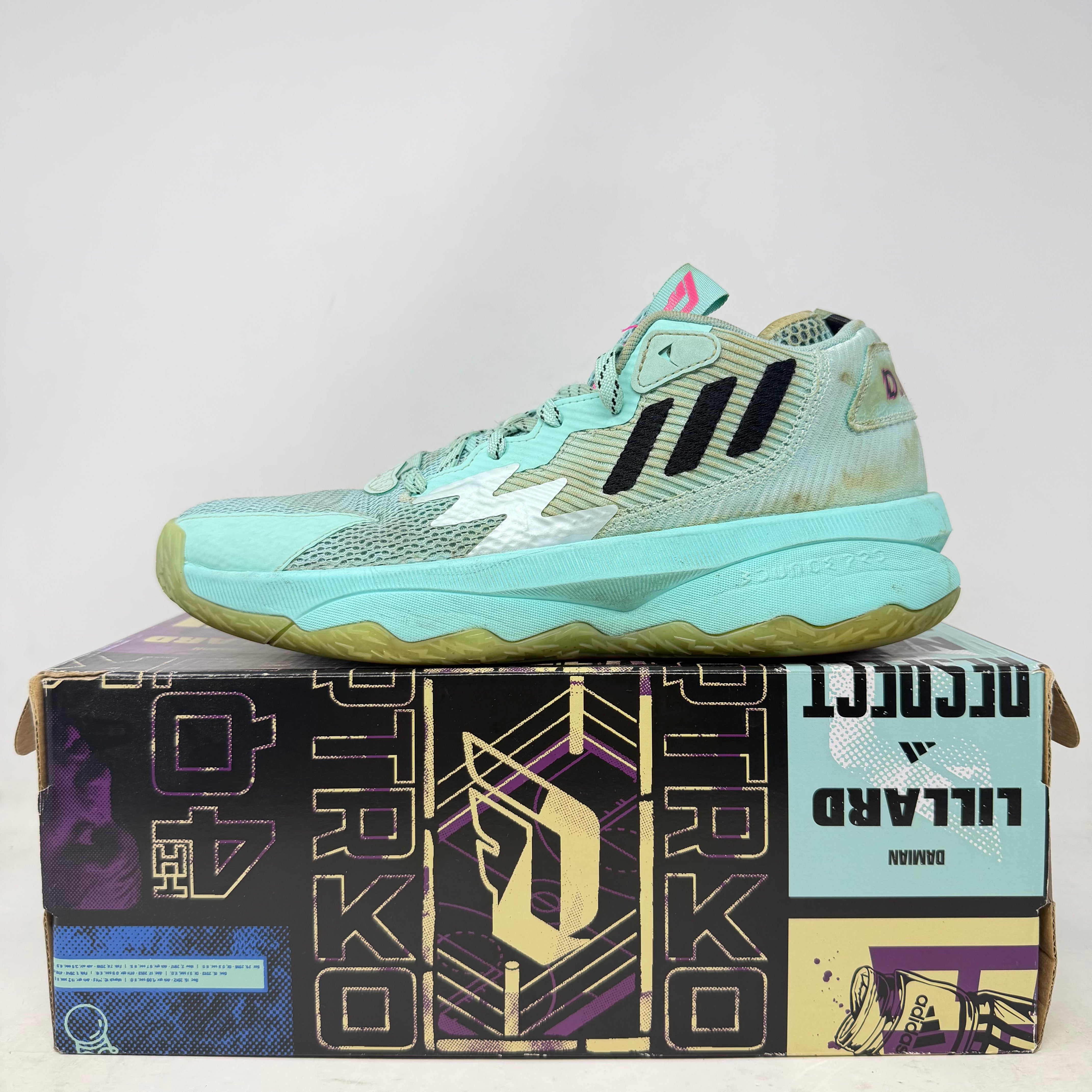 adidas Dame 8 Dame Dalla Light Blue Pink