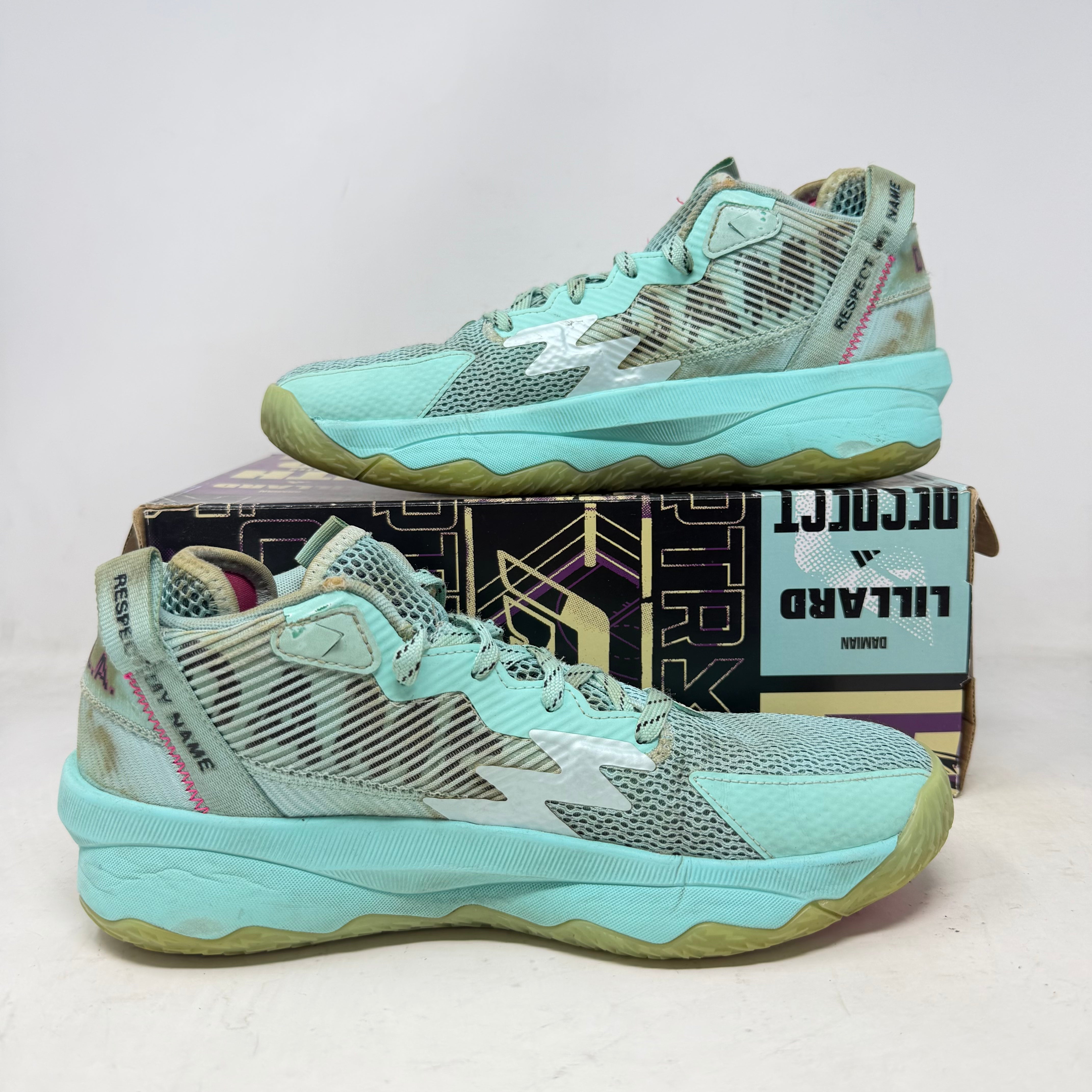 adidas Dame 8 Dame Dalla Light Blue Pink