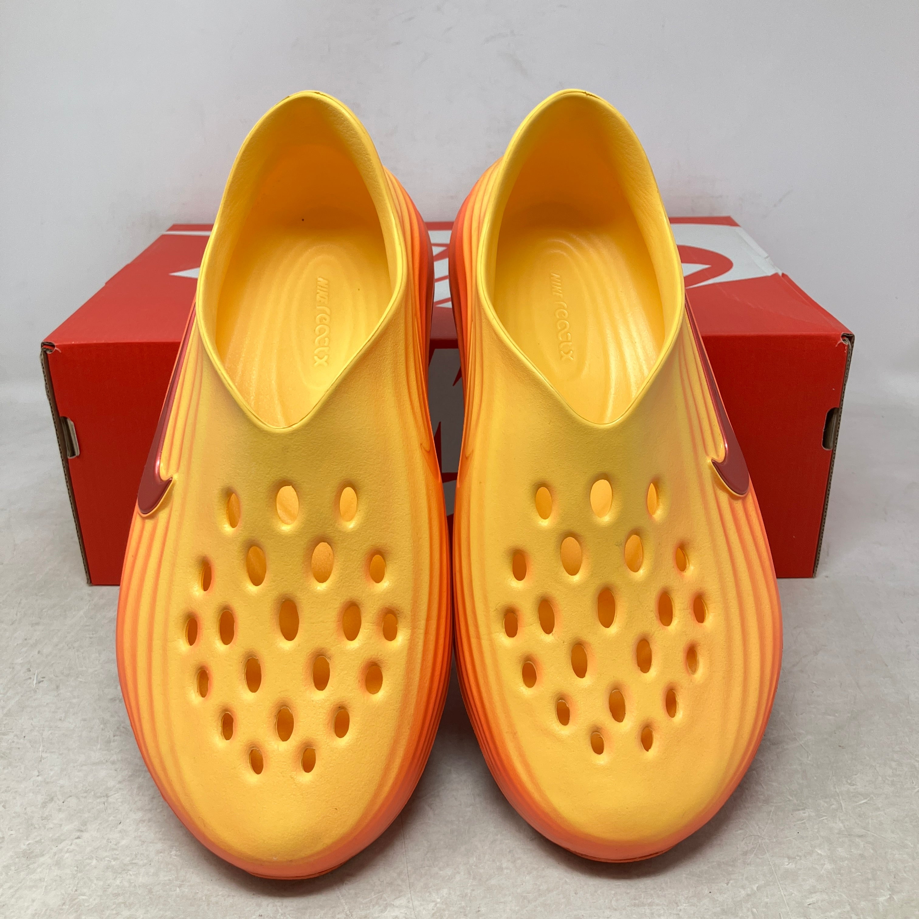 Nike ReactX Rejuven8 Topaz Gold Turf Orange Crimson