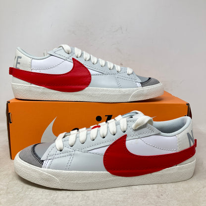 Nike Blazer Low 77 Jumbo White Photon Dust Light Smoke Grey University Red