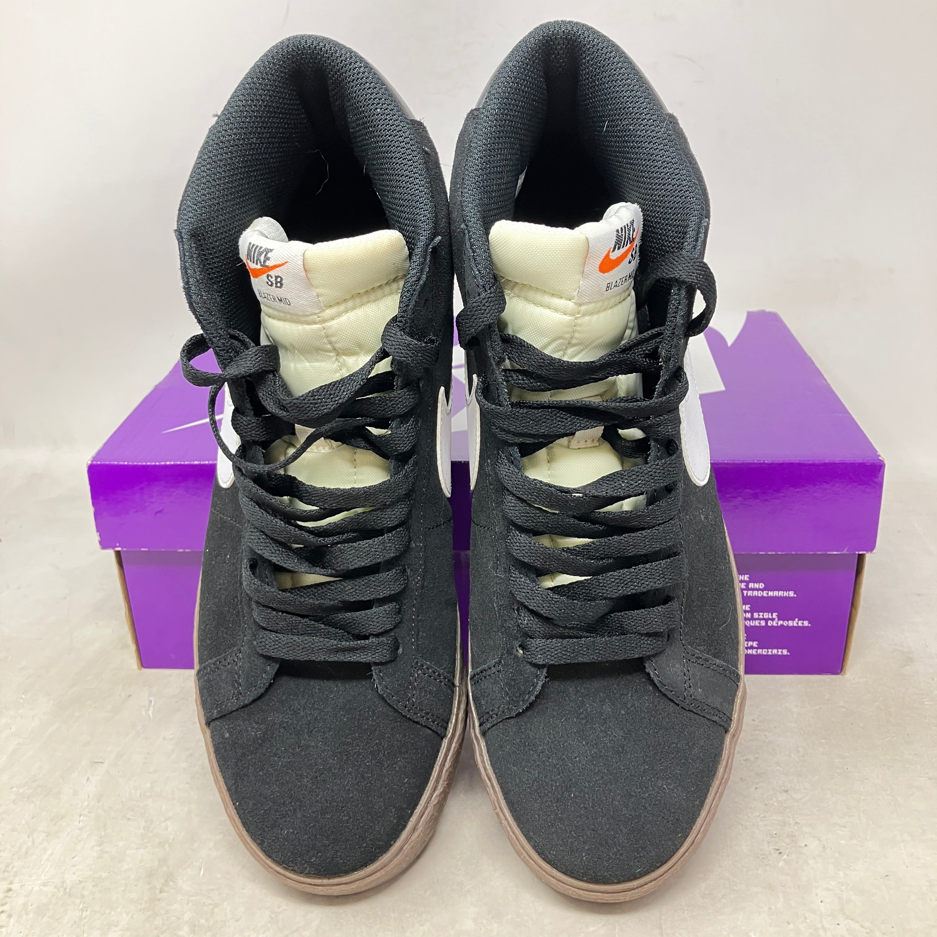 Nike SB Zoom Blazer Mid Black White Dark Gum