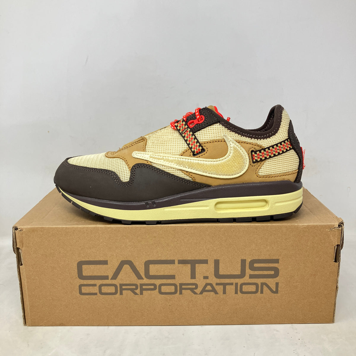 Nike Air Max 1 Travis Scott Cactus Jack Baroque Brown