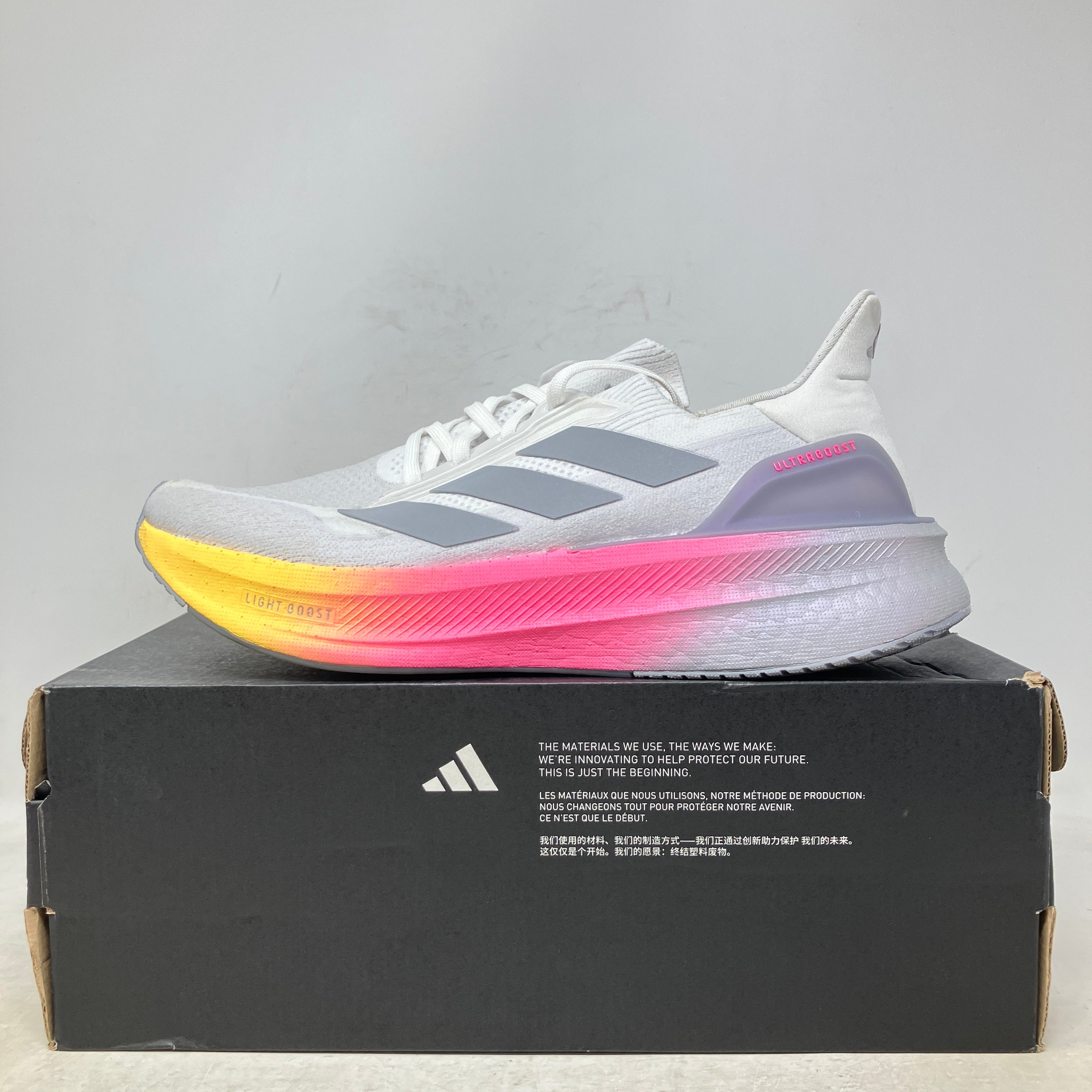 adidas Ultra Boost 5X Cloud White Halo Silver Lucid Pink