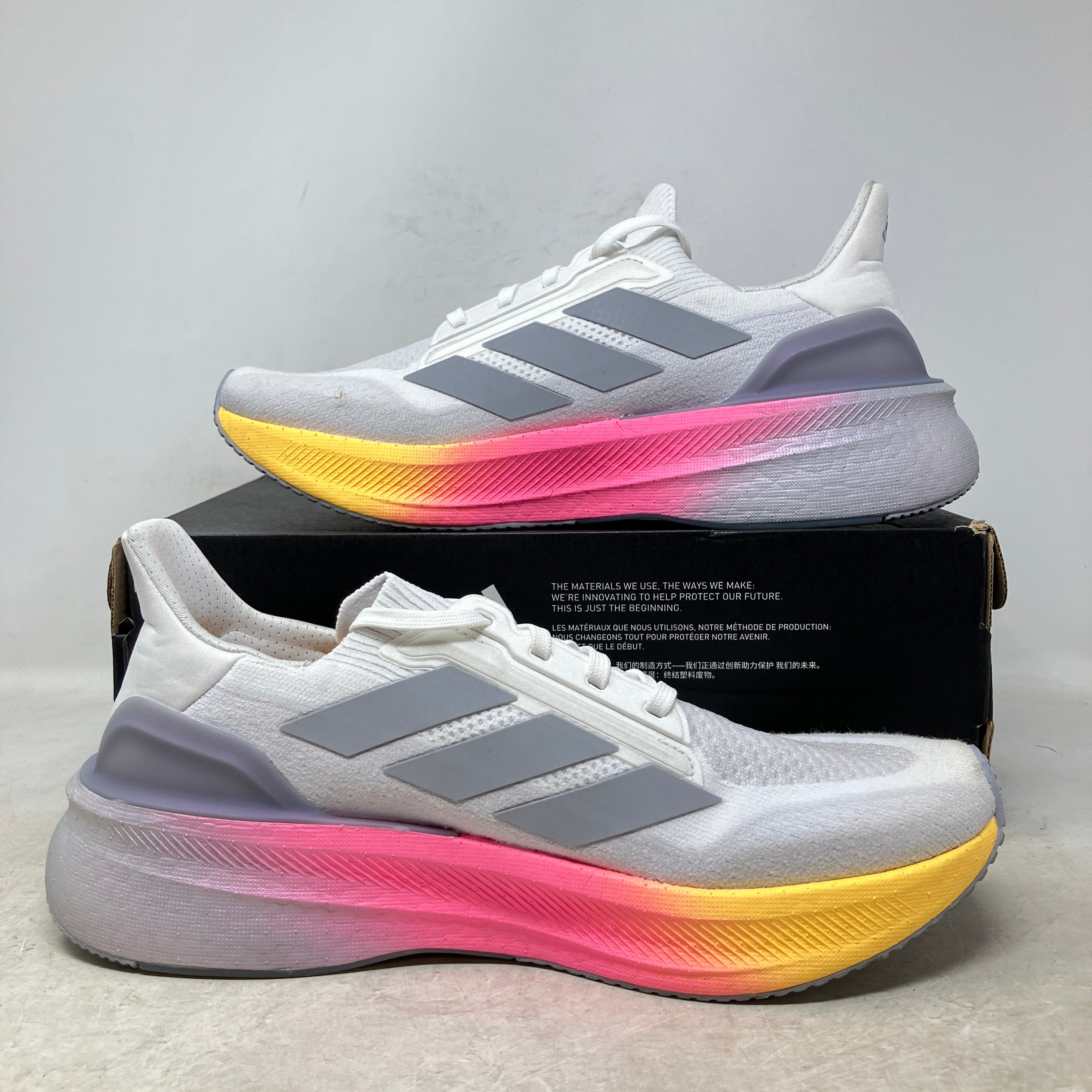 adidas Ultra Boost 5X Cloud White Halo Silver Lucid Pink