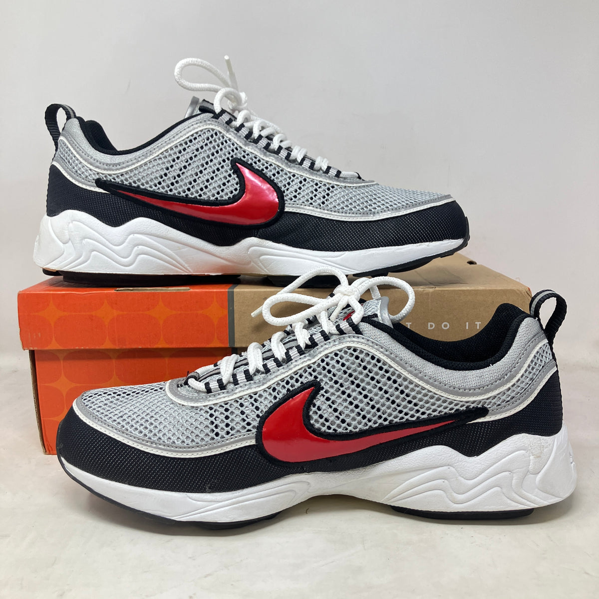 Nike Air Zoom Spiridon Silver Red (2005)