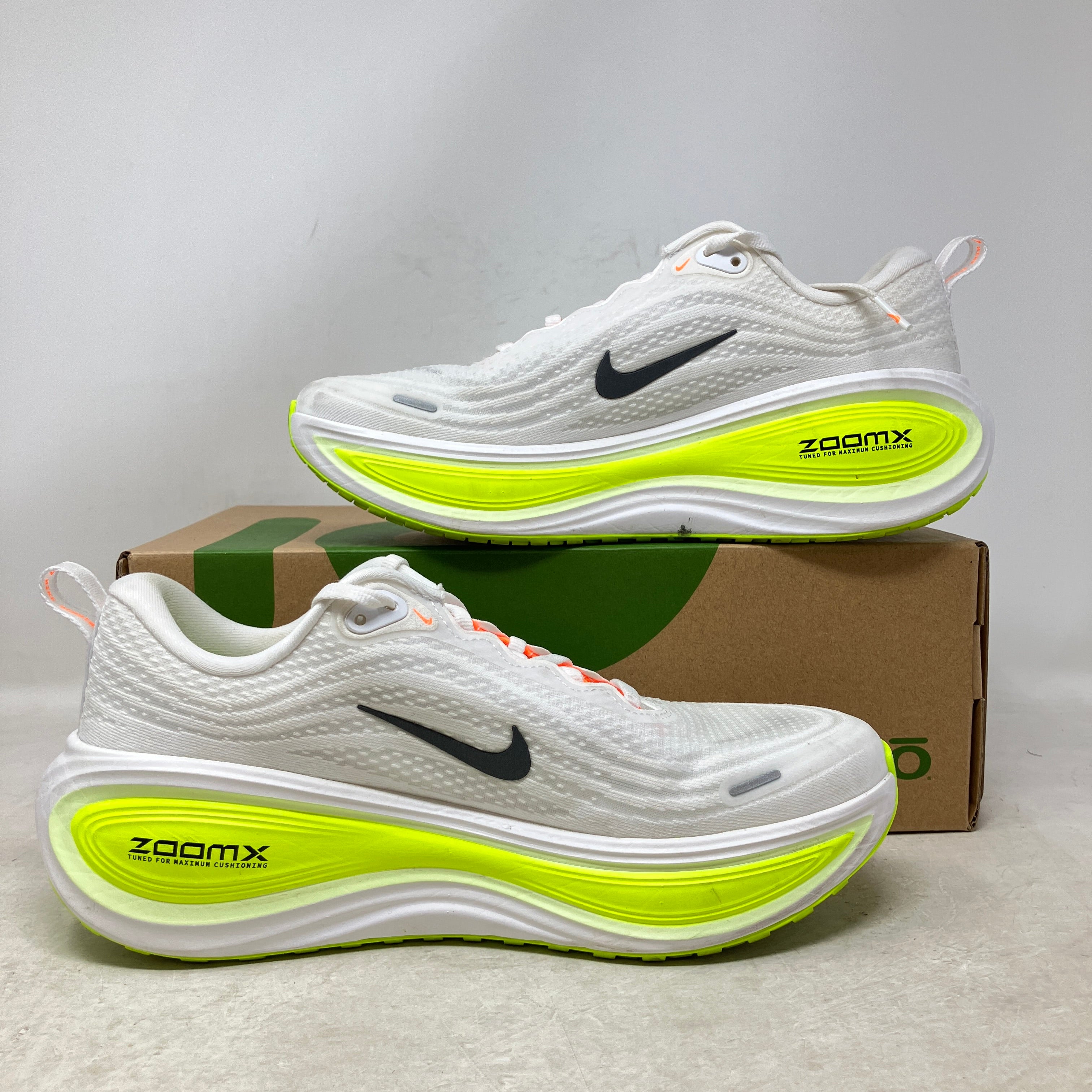 Nike Vomero Plus White Barely Volt Black