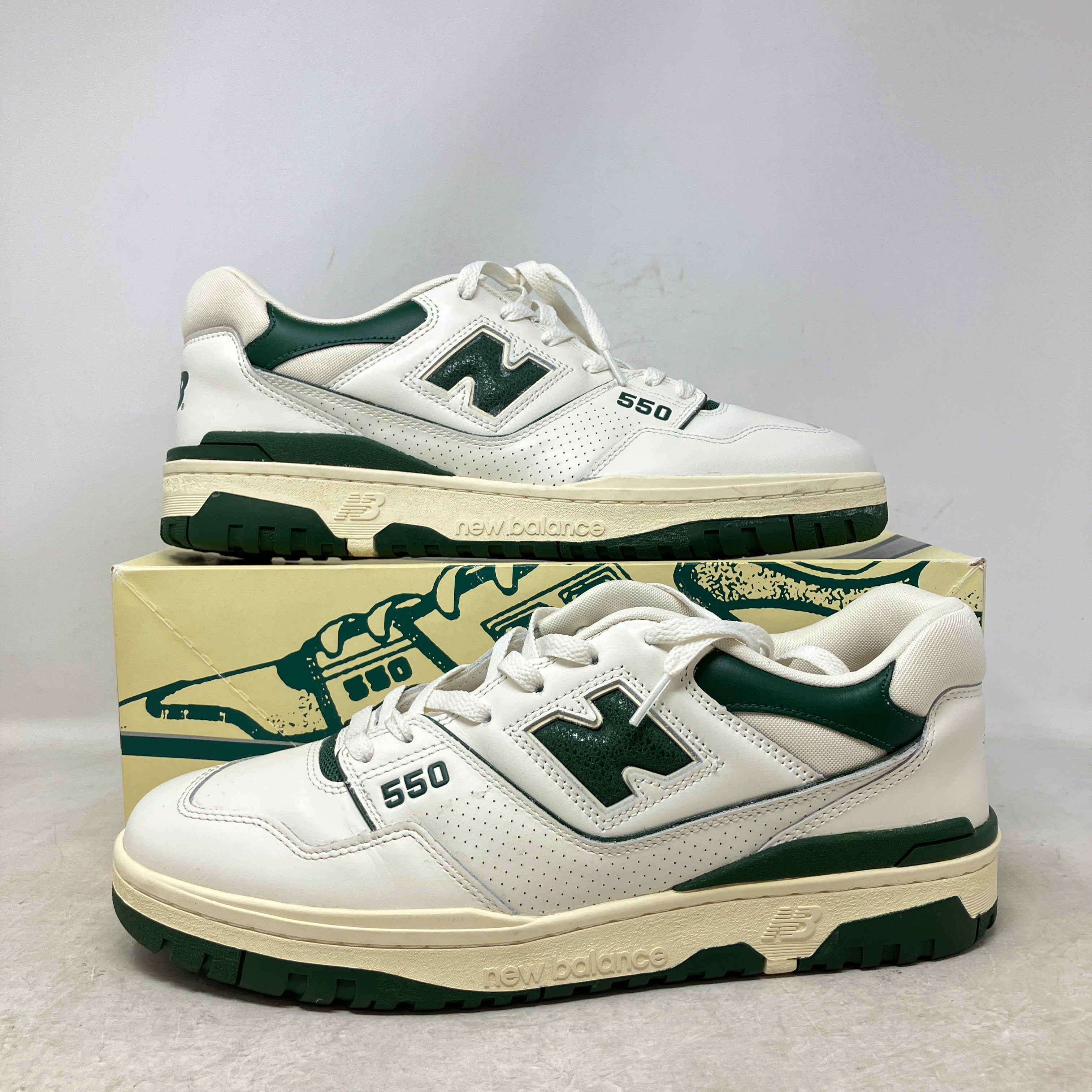 New Balance 550 Aime Leon Dore White Green