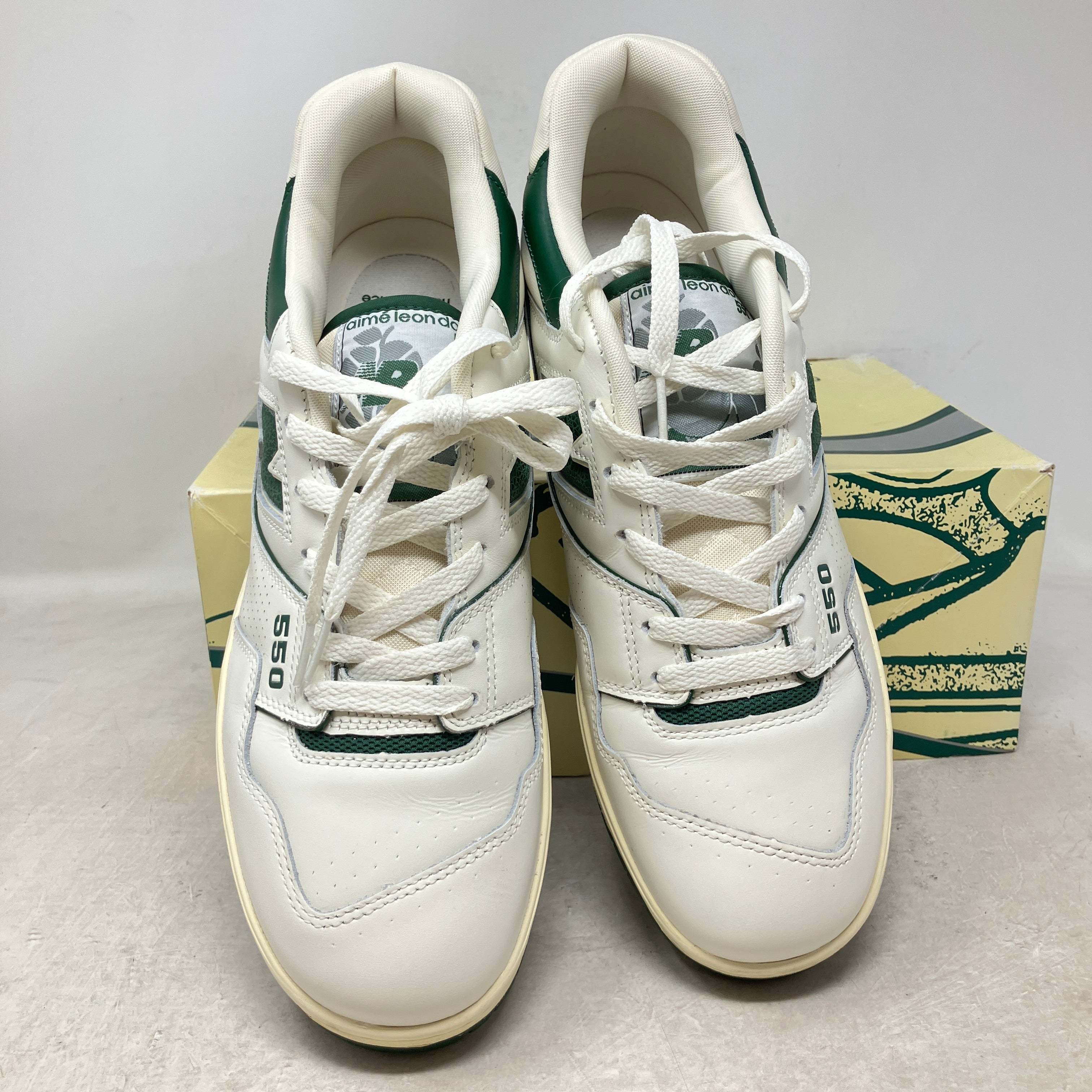 New Balance 550 Aime Leon Dore White Green