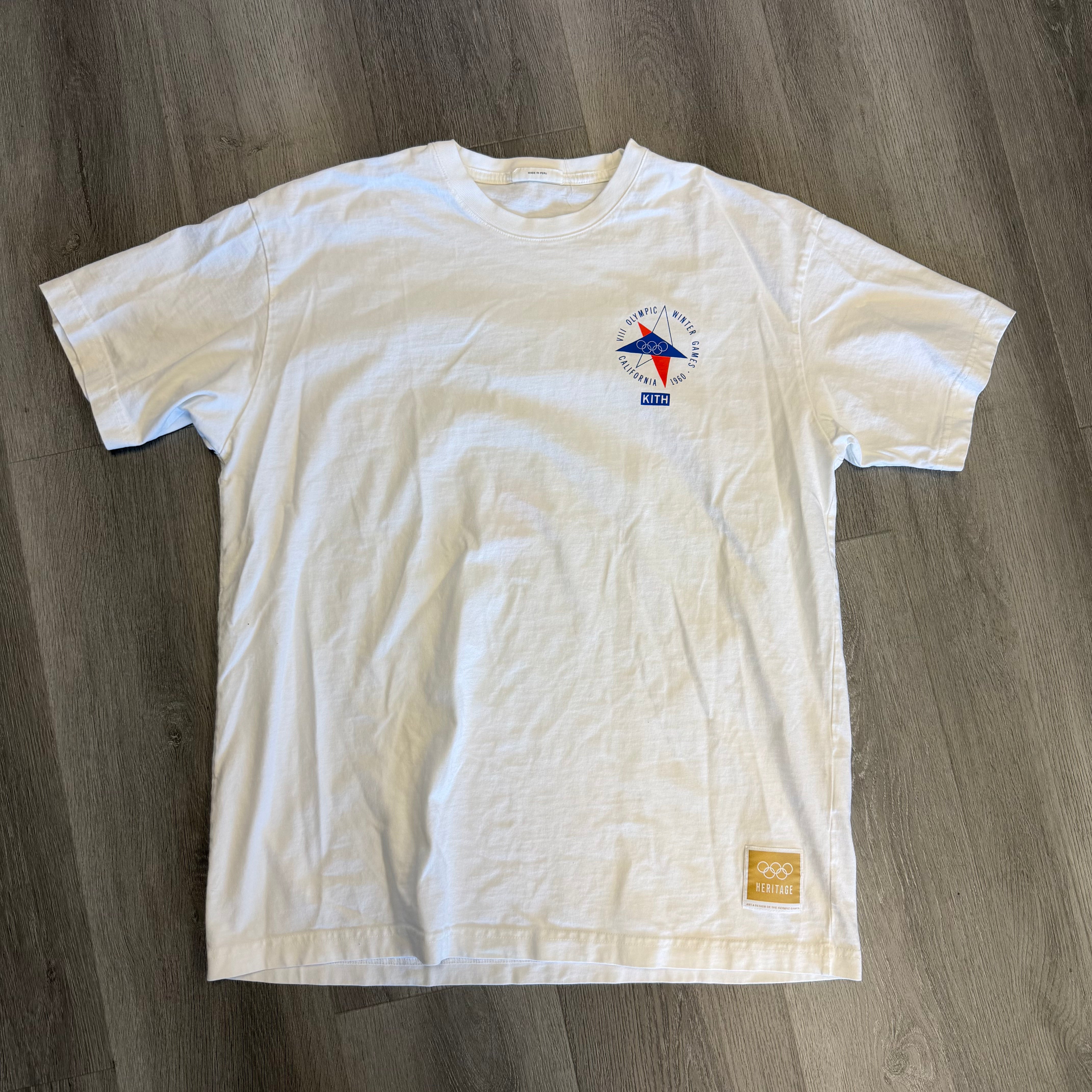Kith Olympics Heritage Squaw Valley 1960 Vintage Tee White