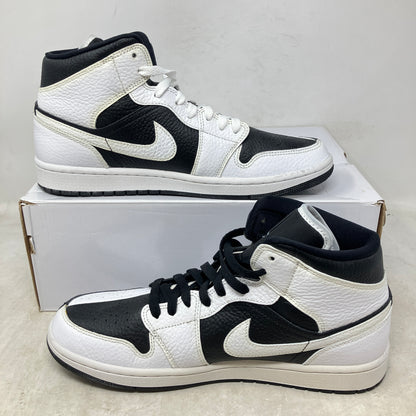 Jordan 1 Mid Split Black White (Women's)