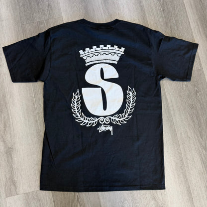 Stussy Crown Brand Tee Black