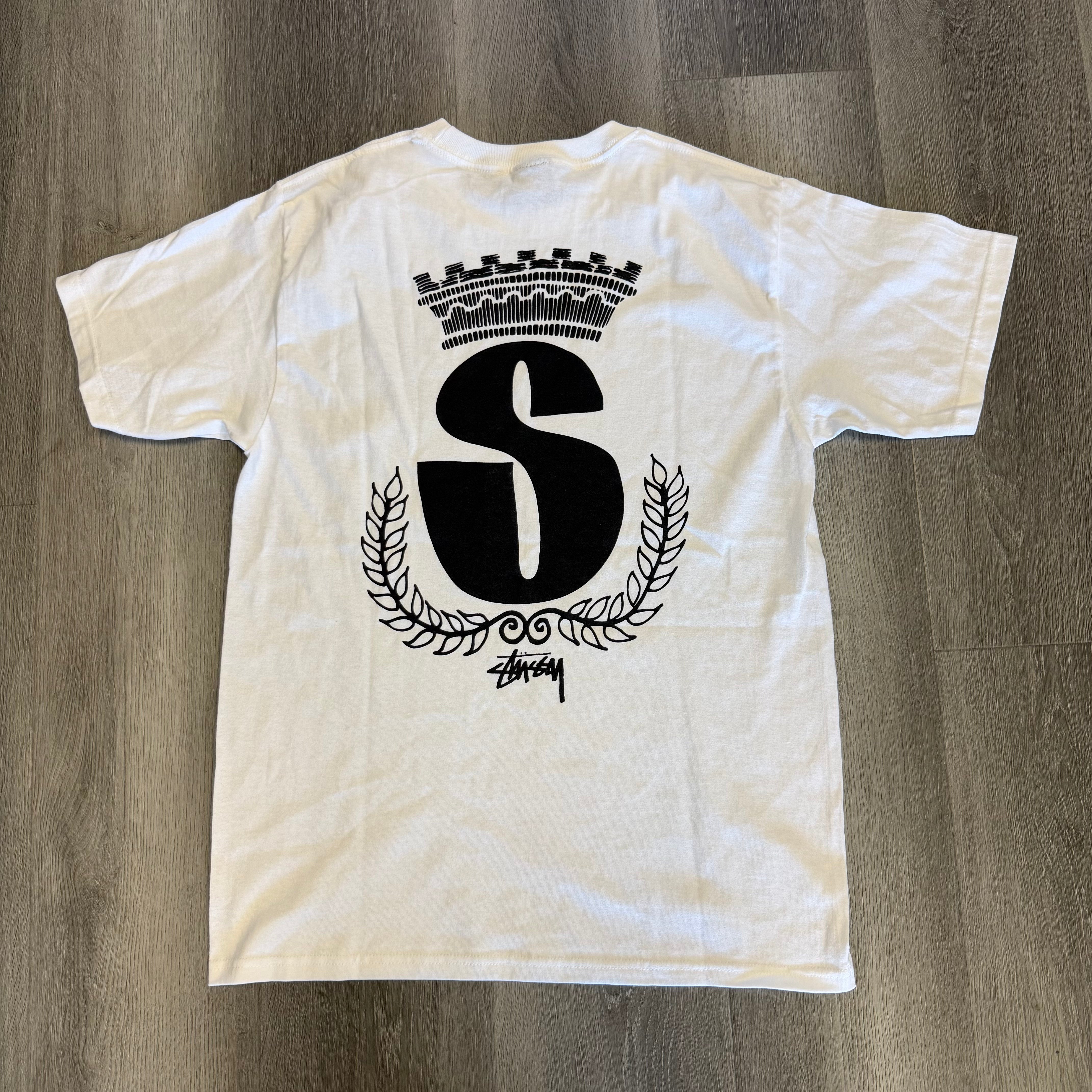 Stussy Crown Brand Tee White