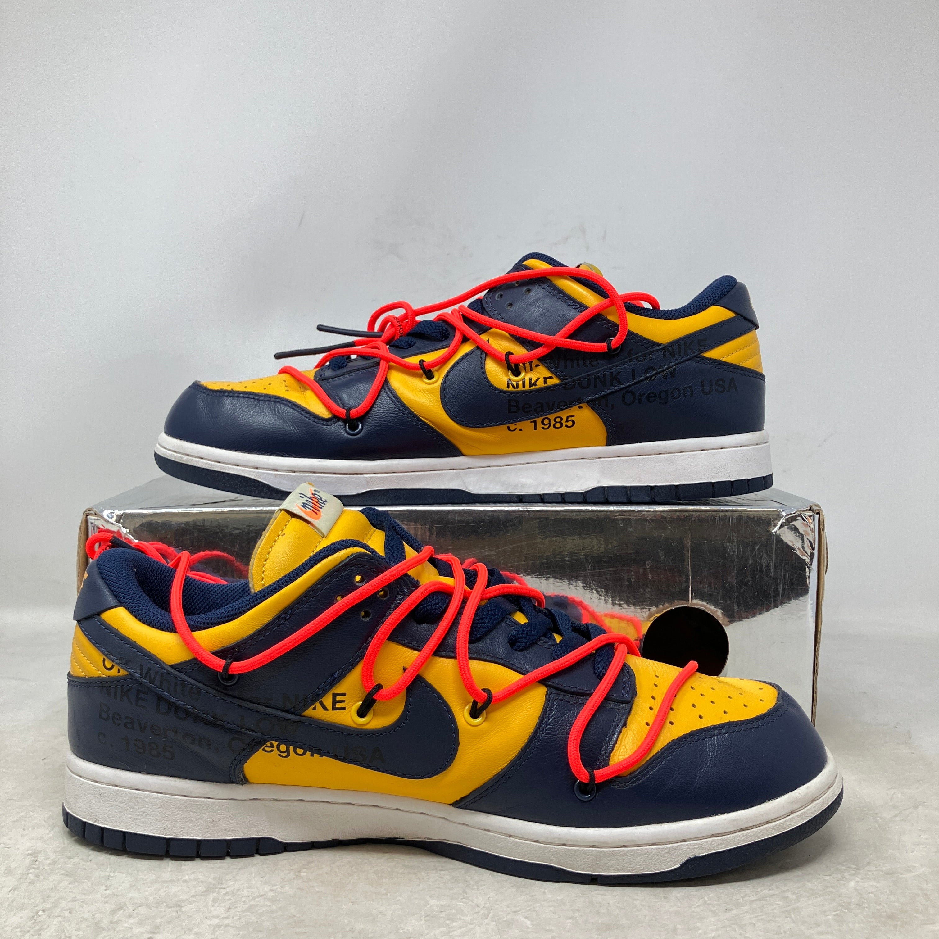 Nike Dunk Low Off-White University Gold