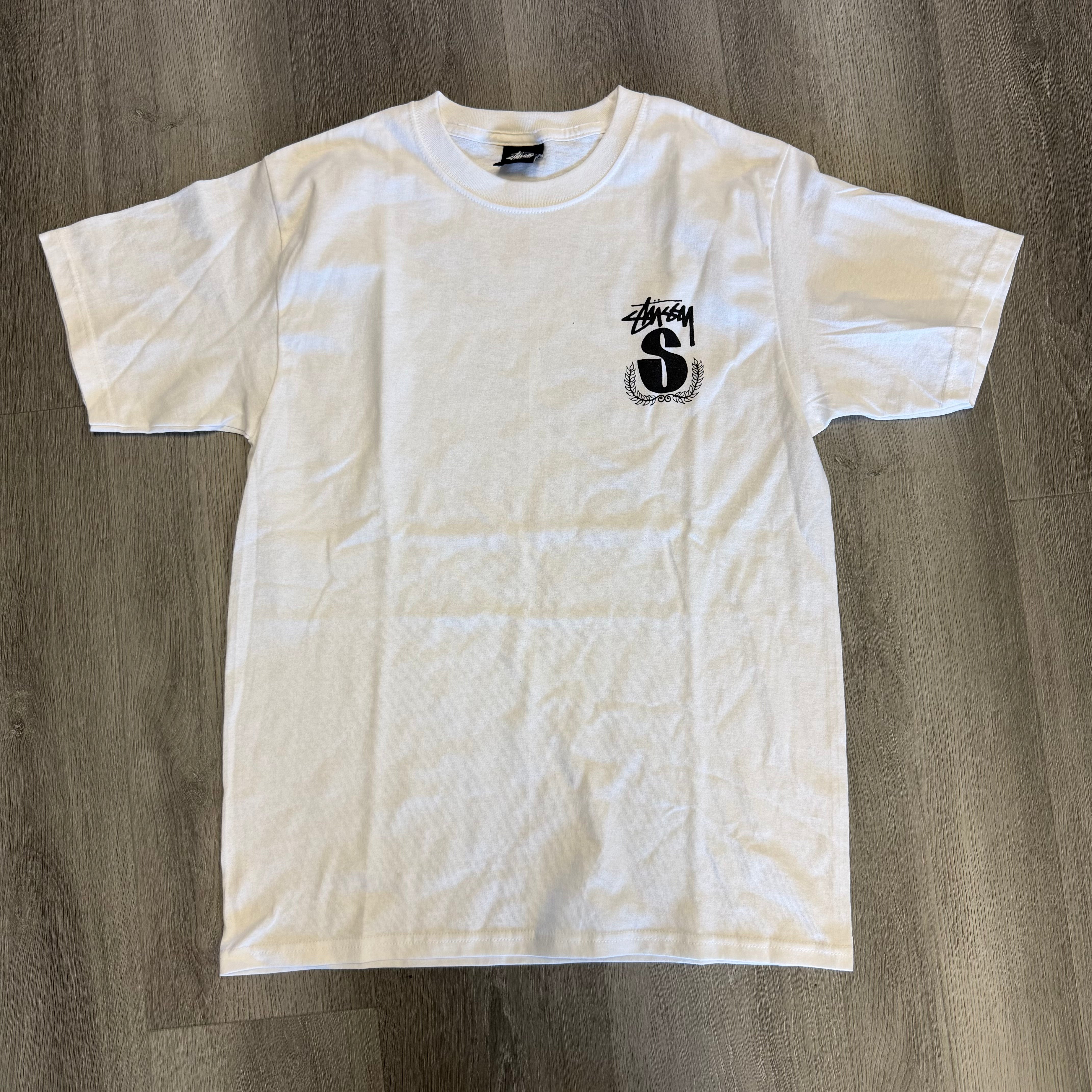 Stussy Crown Brand Tee White