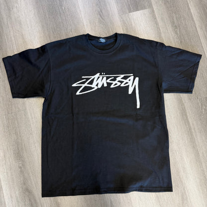 Stussy Basic Logo Tee Black