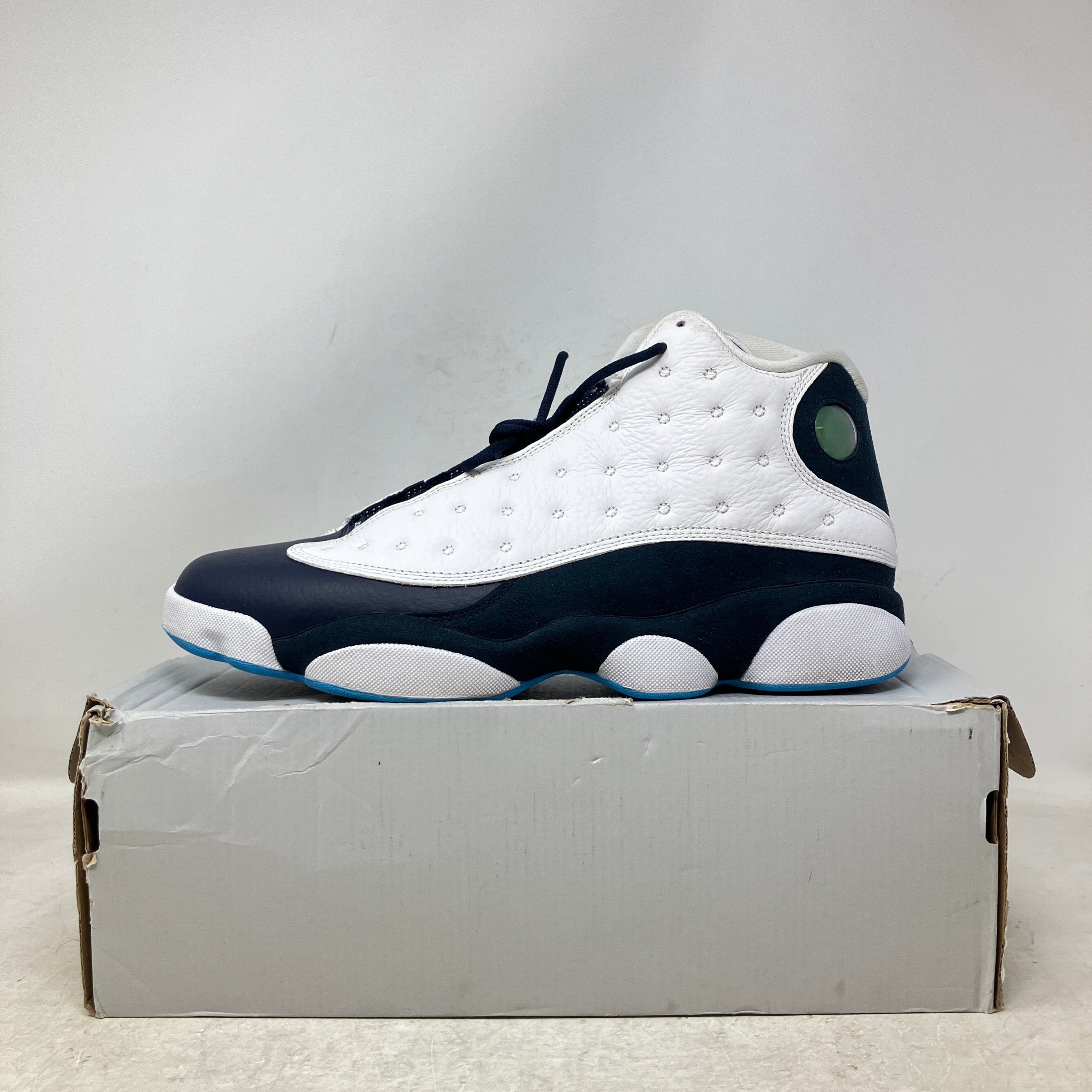 Jordan 13 Retro Obsidian Powder Blue White