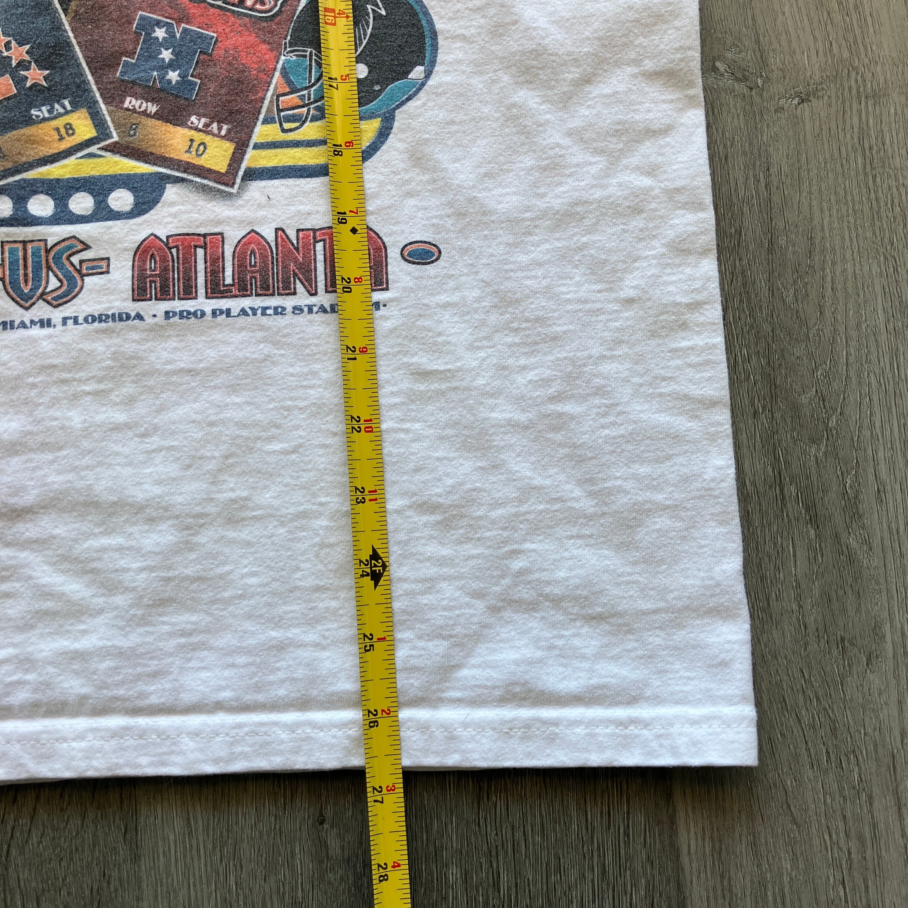 Vintage Pro Player Super Bowl Broncos vs Falcons tee