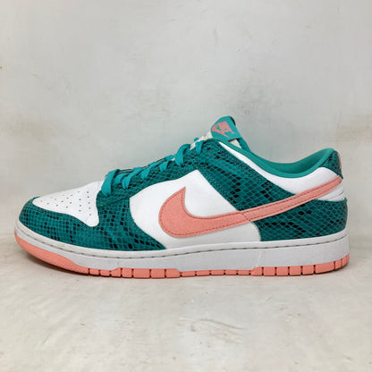 Nike Dunk Low Snakeskin Washed Teal Bleached Coral