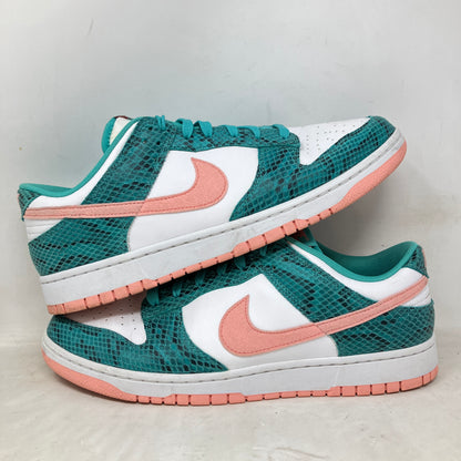 Nike Dunk Low Snakeskin Washed Teal Bleached Coral