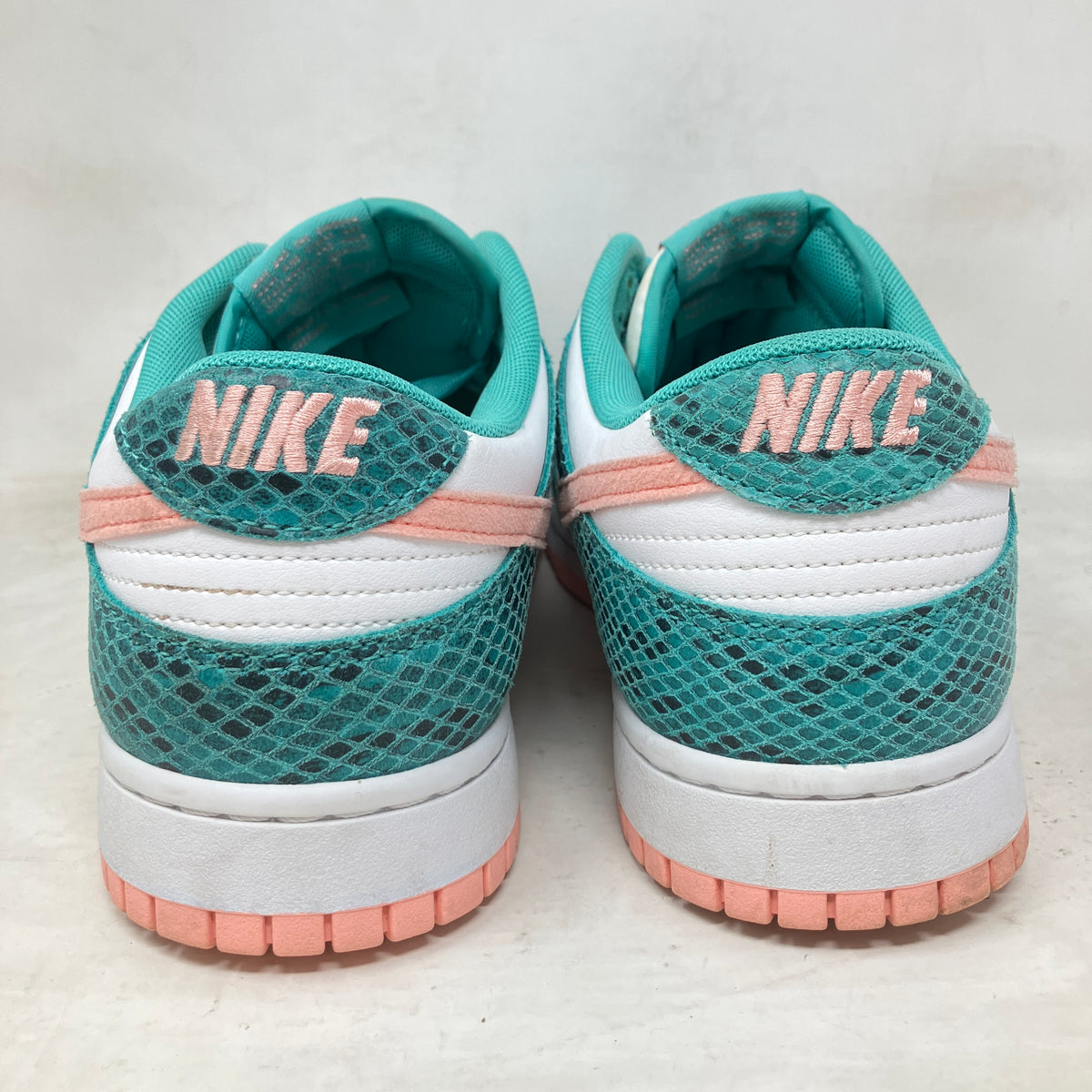 Nike Dunk Low Snakeskin Washed Teal Bleached Coral