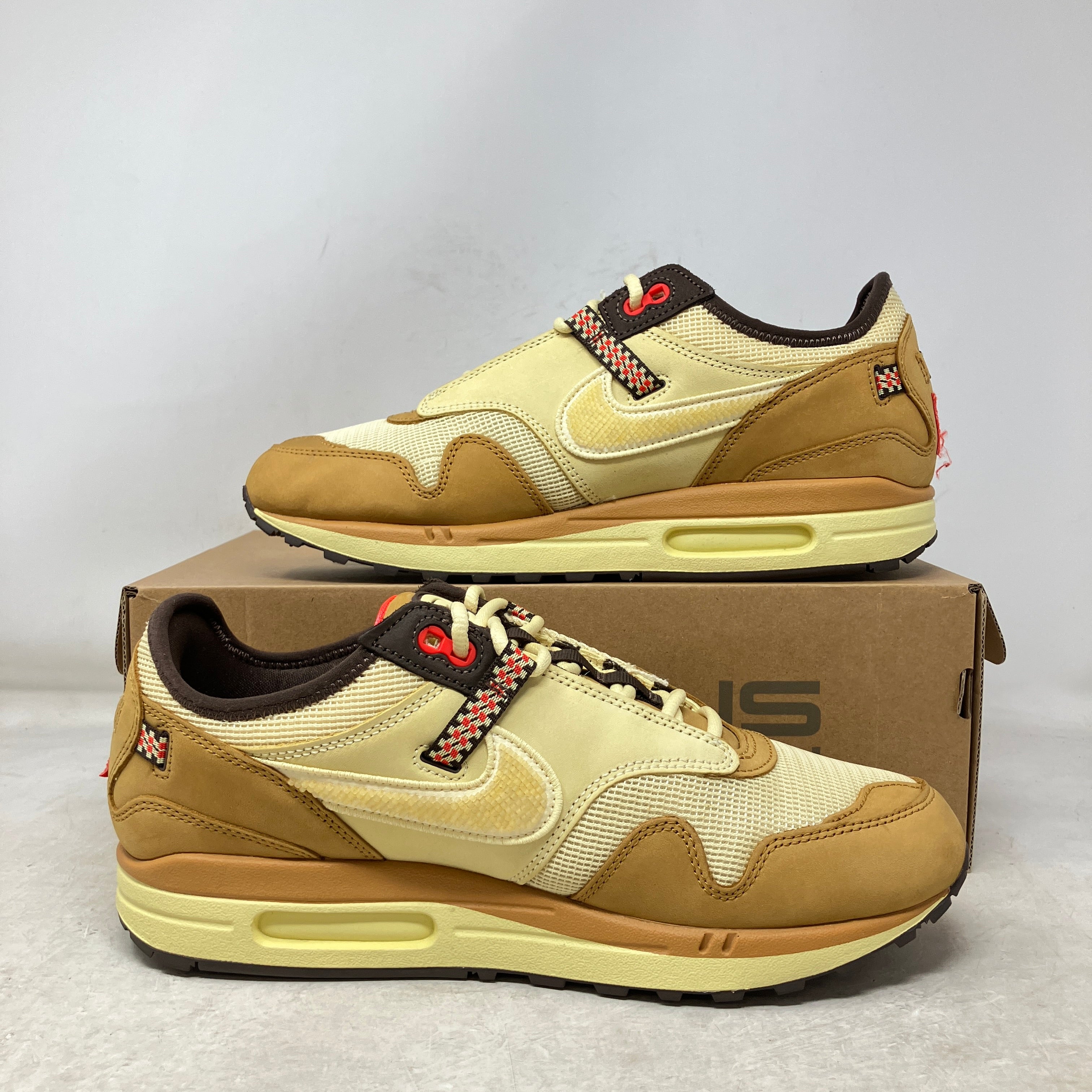 Nike Air Max 1 Travis Scott Cactus Jack Wheat Lemon Drop